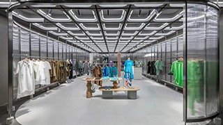 服裝店裝修|小型服裝店裝修風格的簡約光學之美