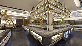 餐飲裝修|簡潔餐飲店鋪裝修設(shè)計(jì)案例