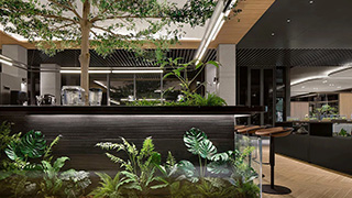 餐飲設(shè)計(jì)裝修|雨林風(fēng)格餐廳裝修效果